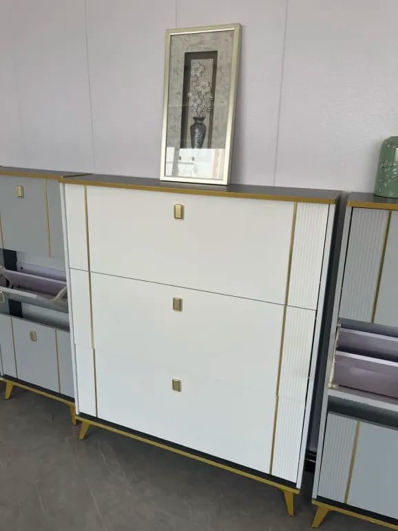 3 Tier Shoe Storage. Shoe Rack Narrow. Hall Shoe Storage Cabinet. Adjustable Partition Wooden Bucket Flip Shoe Cabinet