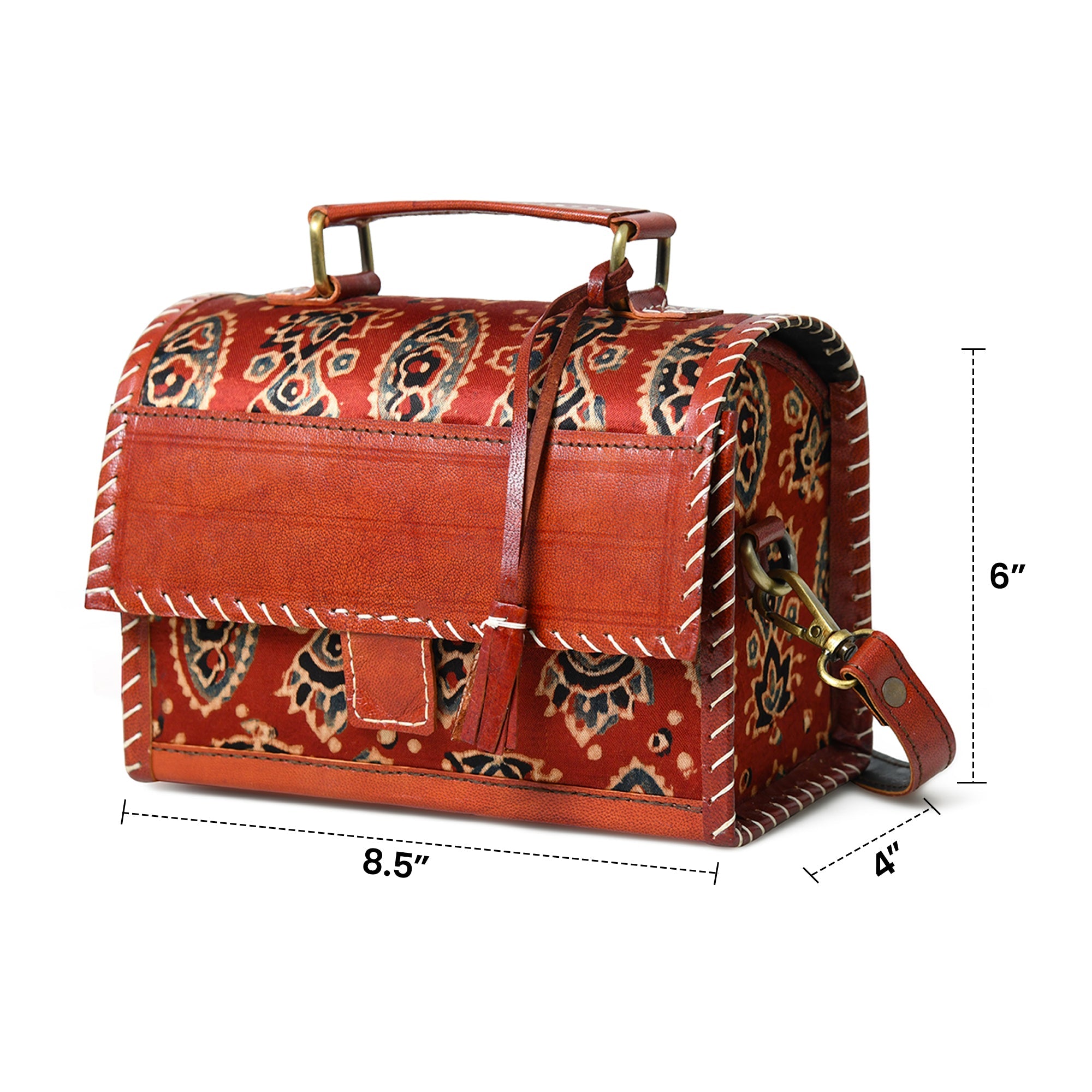 Maroon Satchel Purse