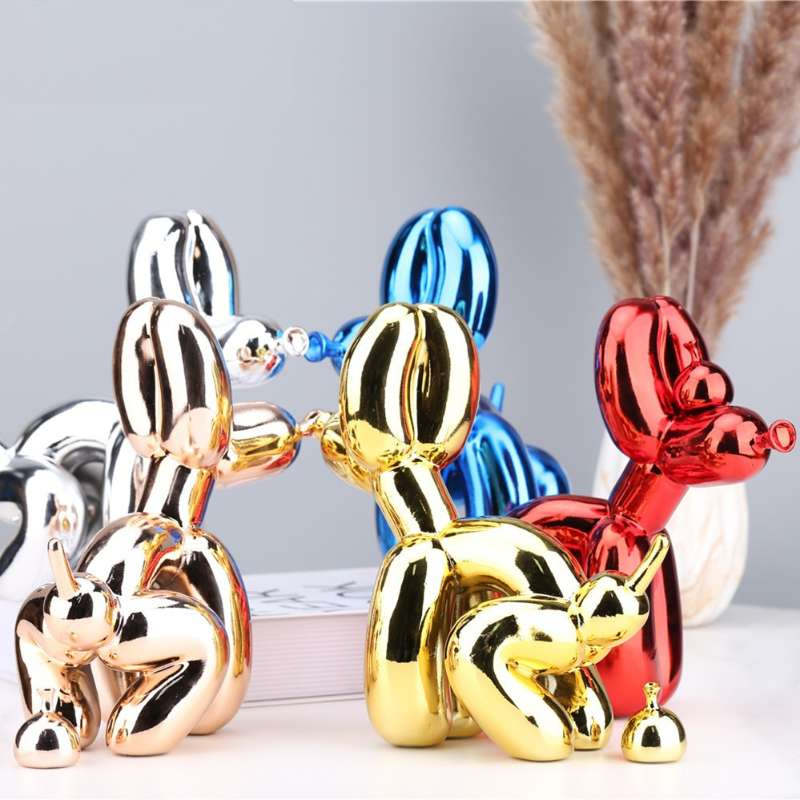 Balloon Dog Doing Business Sculpture