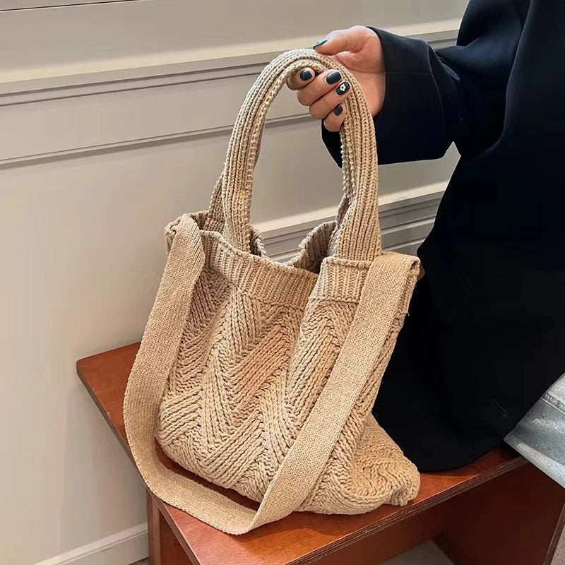 New Knitted Bag Special Bag Vintage Women's Bag Crossbody Bag Woven Bag Handbag Tote Bag Trendy