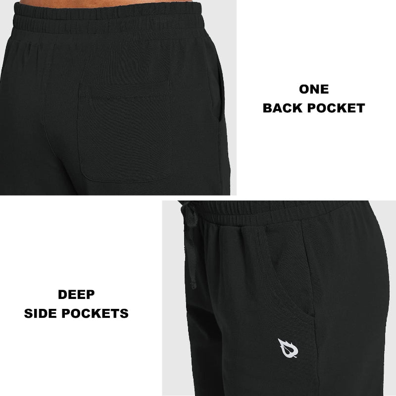 Women's Active Yoga Lounge Capri Pocketed Walking Crop Pants