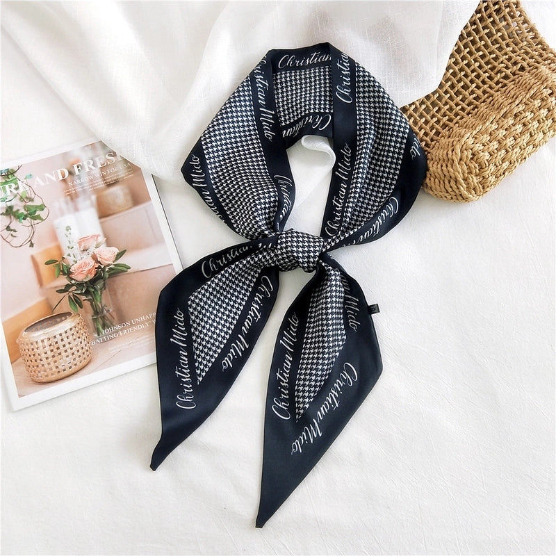 Fashion Printing Long Silk Scarf