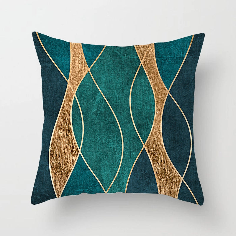 Minimalist Letter Polyester Pillow Cases Couch & Sofa Decor