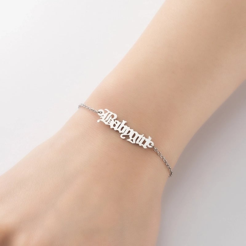 Minimalist Geometric Titanium Steel Bracelets Plating No Inlaid Stainless Steel Bracelets