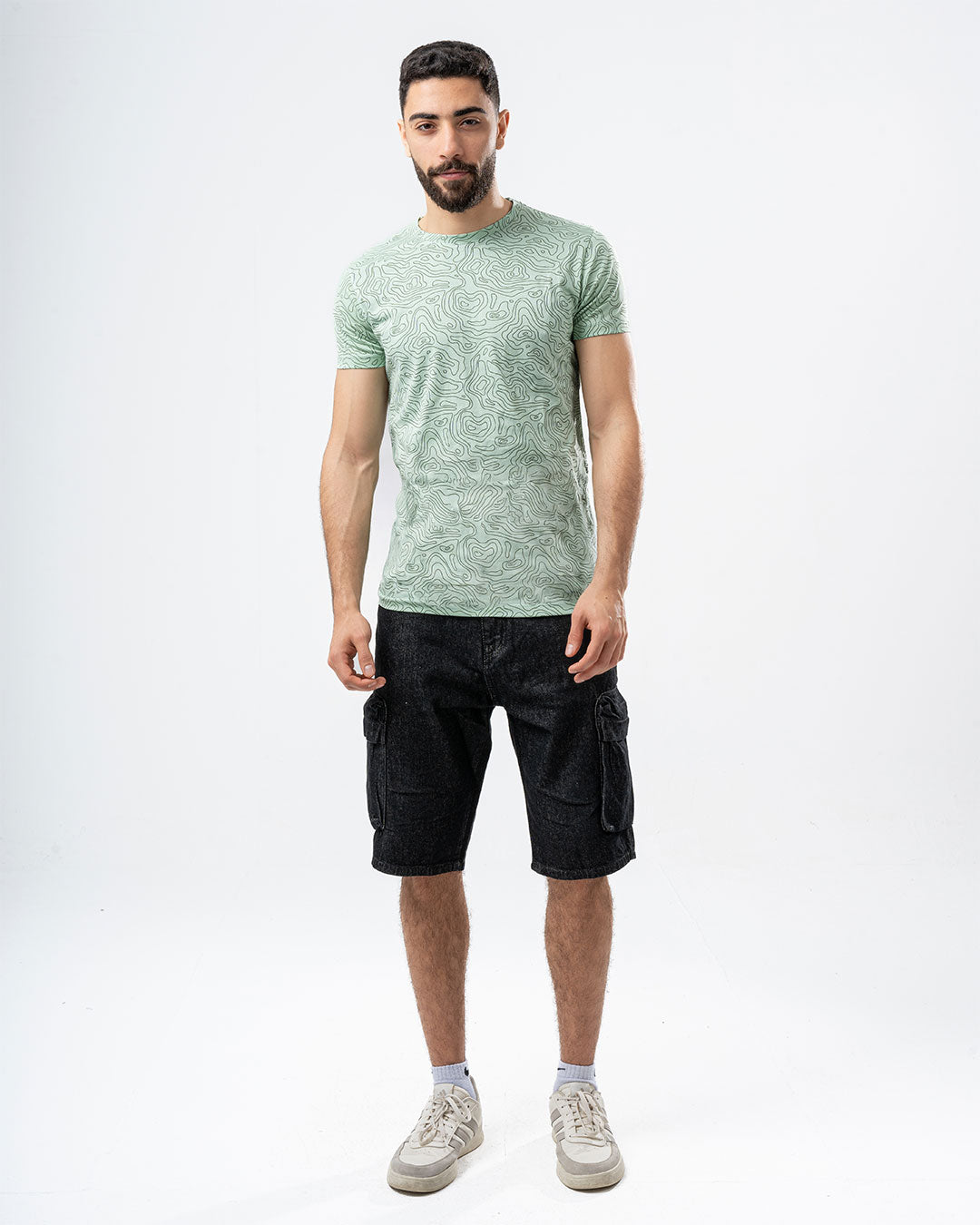 Short Sleeve Men Printed T-shirt