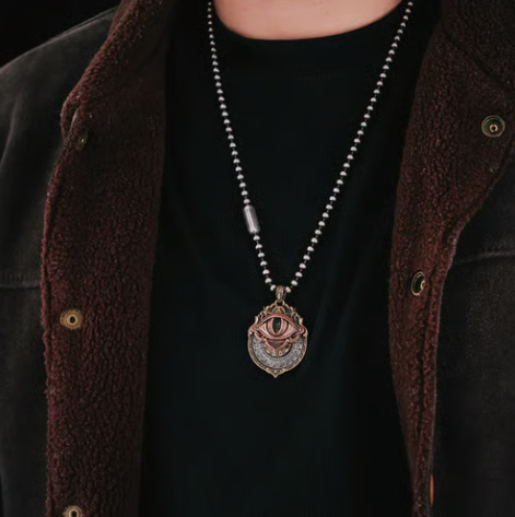 👁️‍🗨️🔥ULTIMO GIORNO 50% DI SCONTO👁️‍🗨️Ciondolo Tarot Vision fatto a mano: connettiti alla saggezza cosmica in qualsiasi momento (✨Include manuale di istruzioni)