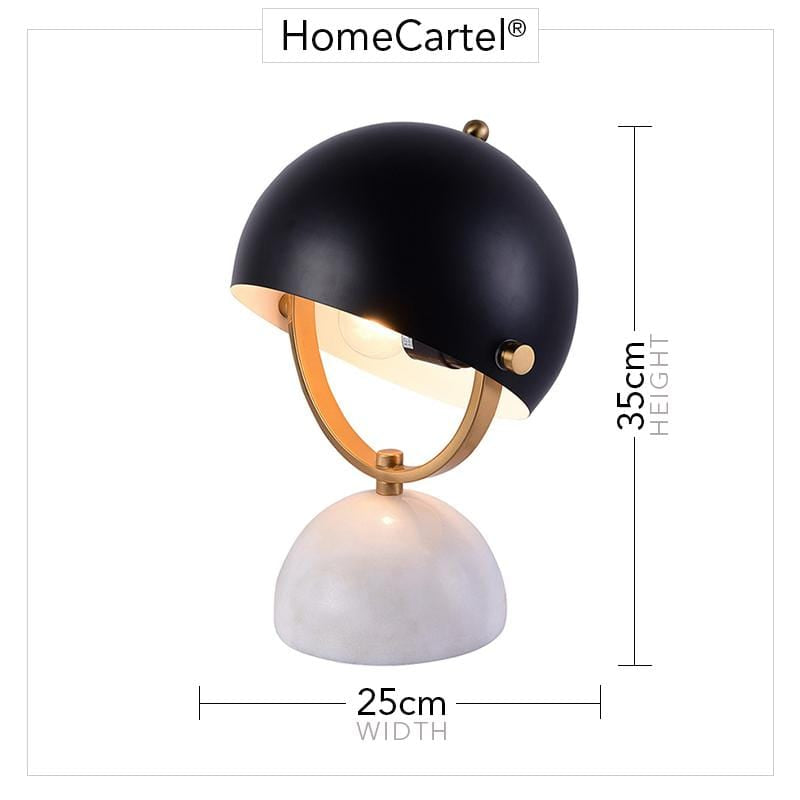 Dalancey | Modern Table Lamp with Marble Base