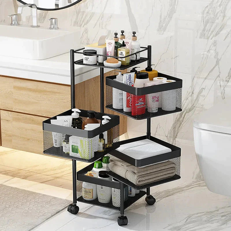 Premium Square Metal Trolley By MATRIX