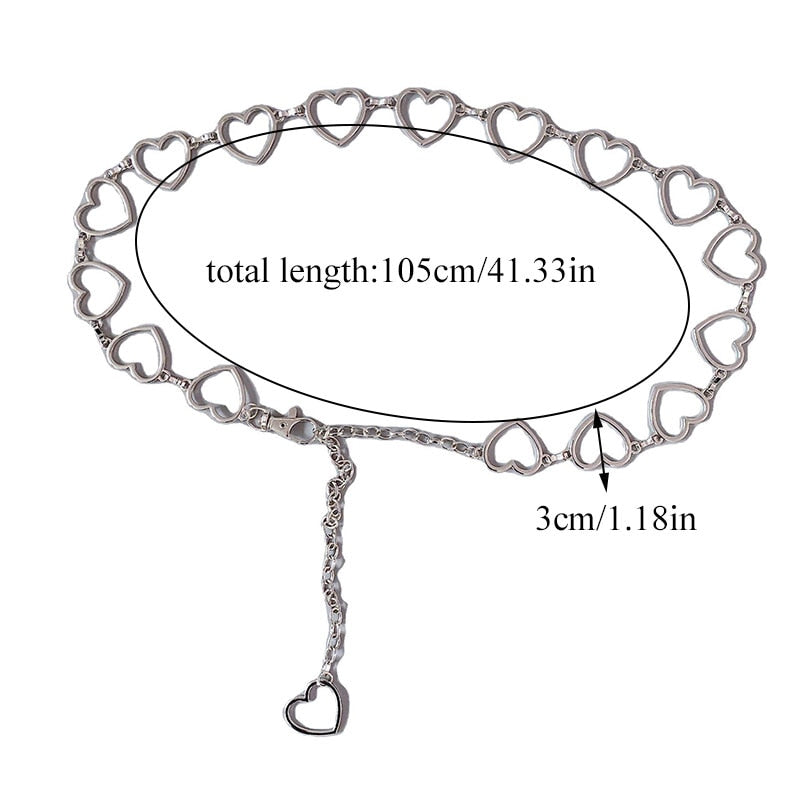 Heart Chain Belt