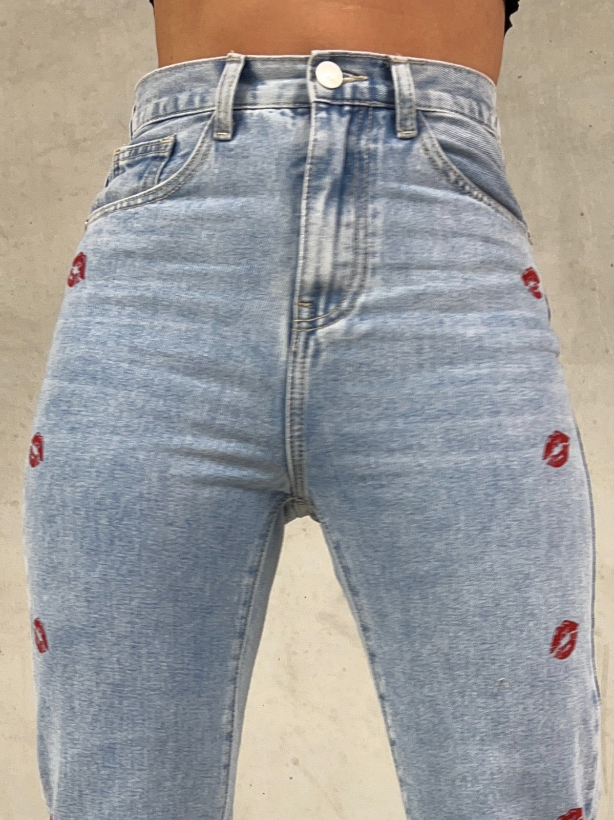 Martine Kisses Straight Leg Jeans