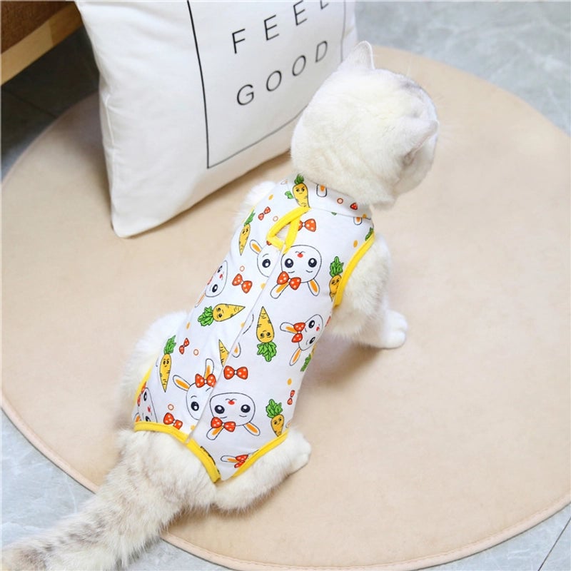 Cute Cotton Cartoon Pet Clothing