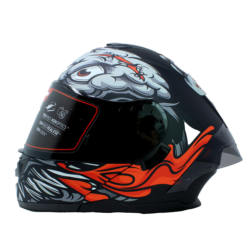 Casco Rush Brainy Negro