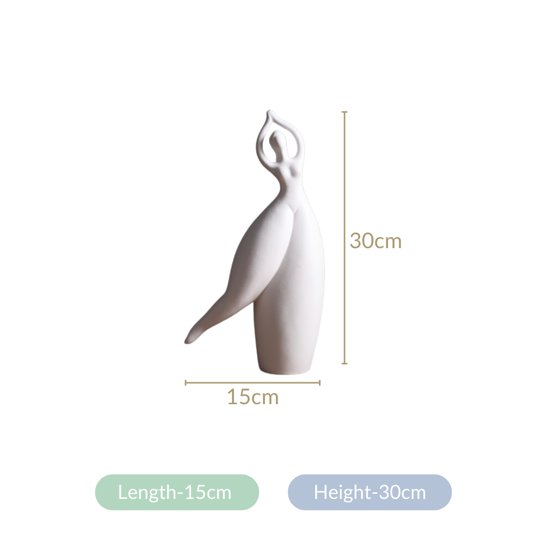 Elegant Dancer Decor Sculpture