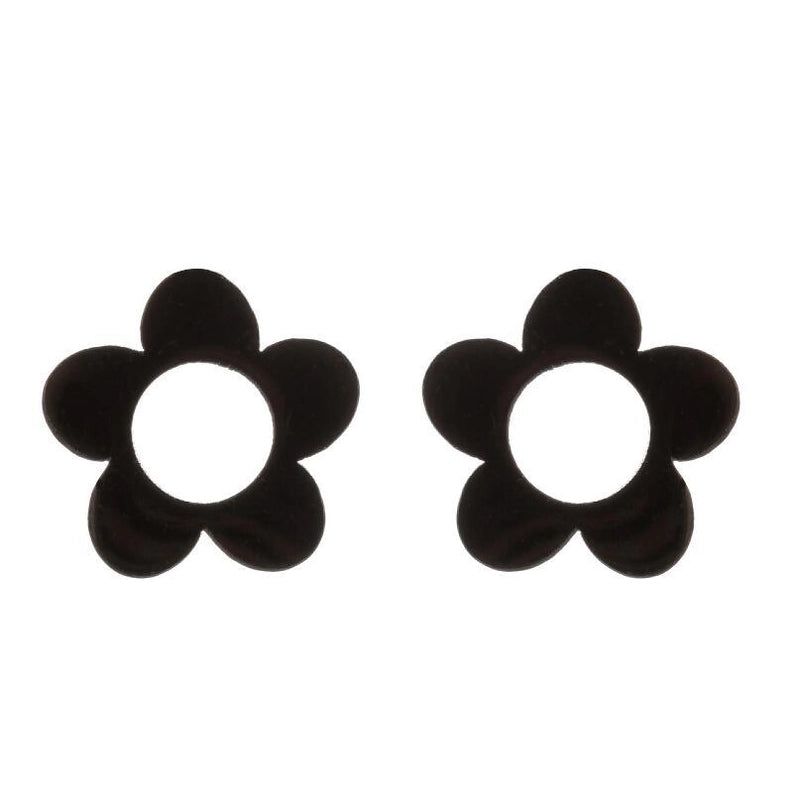 1 Pair Fashion Snowflake Plating 304 Stainless Steel 18K Gold Plated Ear Studs
