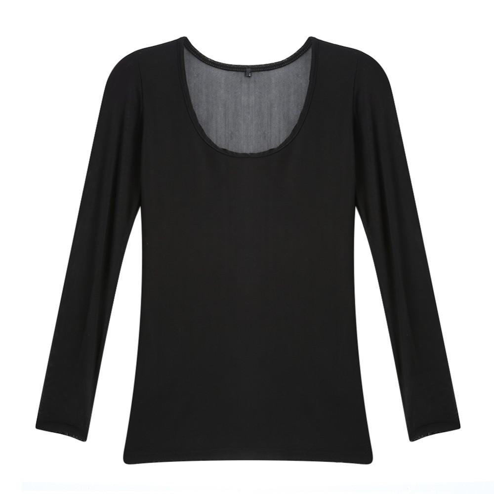 Long Sleeve Meshed Top
