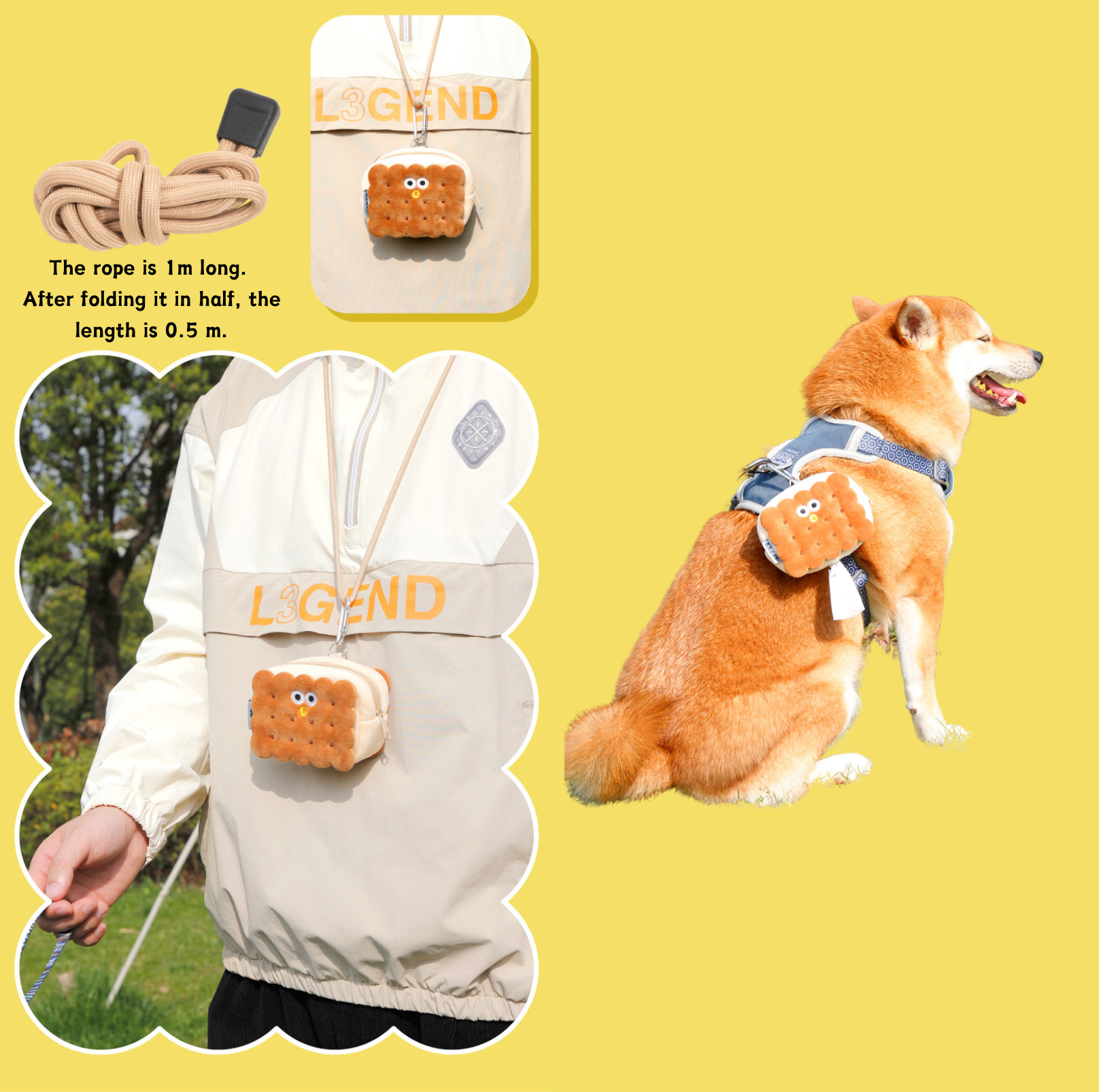 PurLab Biscuit-Shaped Pet Waste Bag Holder