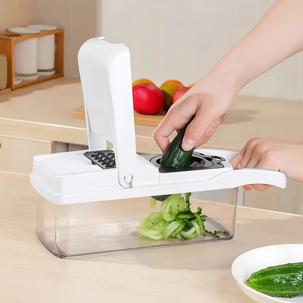 Ama 2024 Kitchen Vegetable Chopper Slicer cheese Grater Multifunctional Mandoline Cutter Useful thing Female Kitchen Accessories