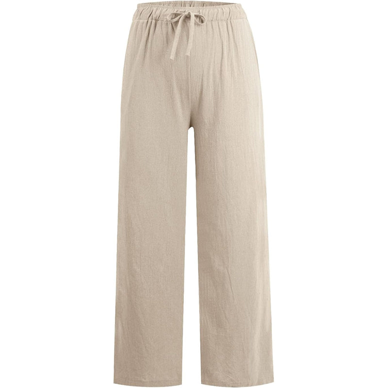 💥Hot Sales-49% OFF🔥Women's Summer Linen Cotton Wide Leg Pants