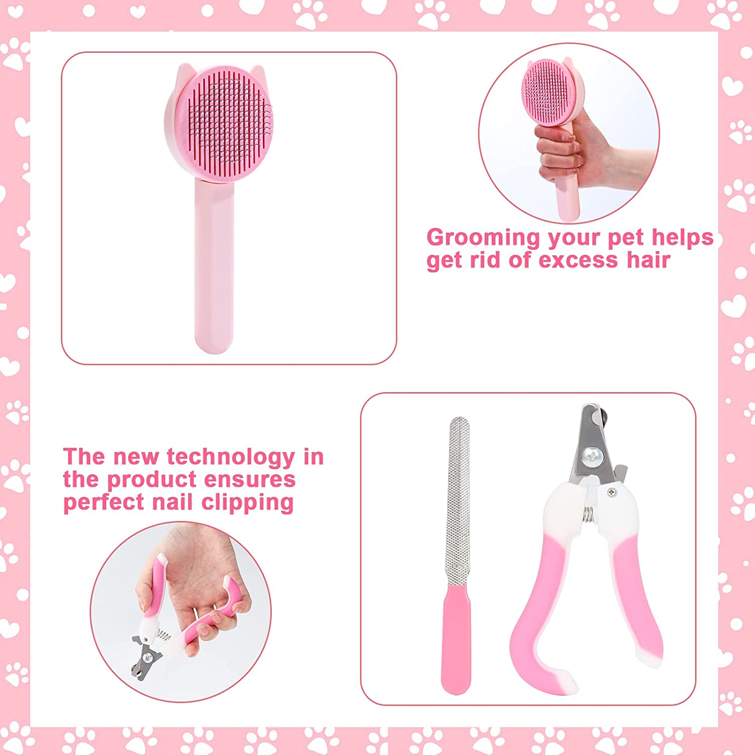 Pet Hair Grooming Set