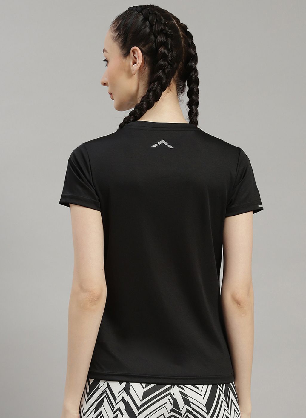 Women Black Solid Top