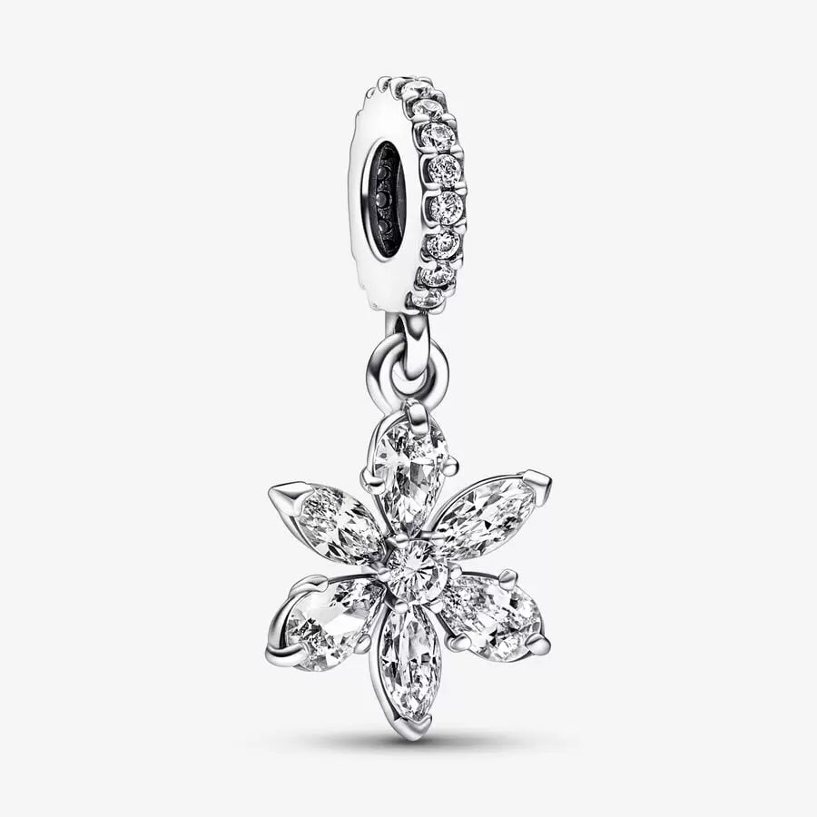 Sparkling Herbarium Cluster Dangle Pandora Charm