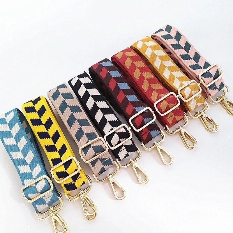 New Colorful Narrow Goods Purse Accessories Bag Strap Adjustable Shoulder Messenger Bag Long Strap Replacement Burden Reduction Wide Shoulder Strap