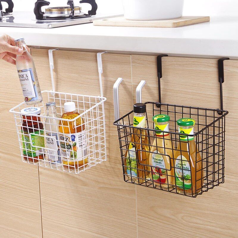 Hanging Under Shelf Iron Storage Basket