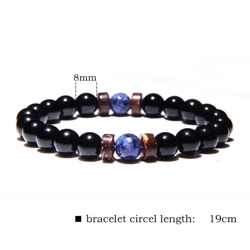 Minimalist Geometric Natural Stone Beaded Bracelets 1 Piece
