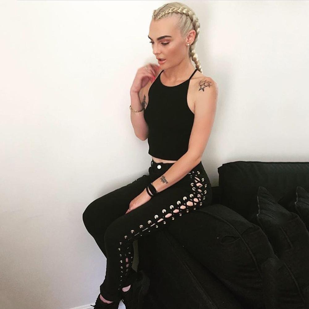 Side Laced Jeans