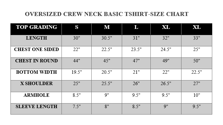 OVERSIZED CREW NECK BASIC TSHIRT-WHITE