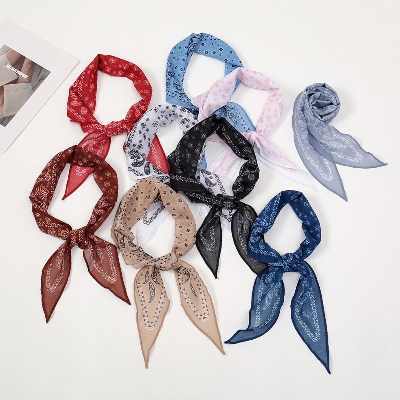 Women's Elegant Basic Solid Color Cotton Silk Scarf