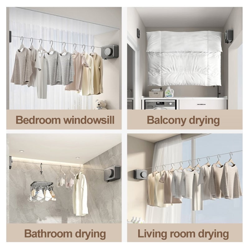 💥Hot Sales - 49% OFF🎉Retractable Indoor Steel Clothesline