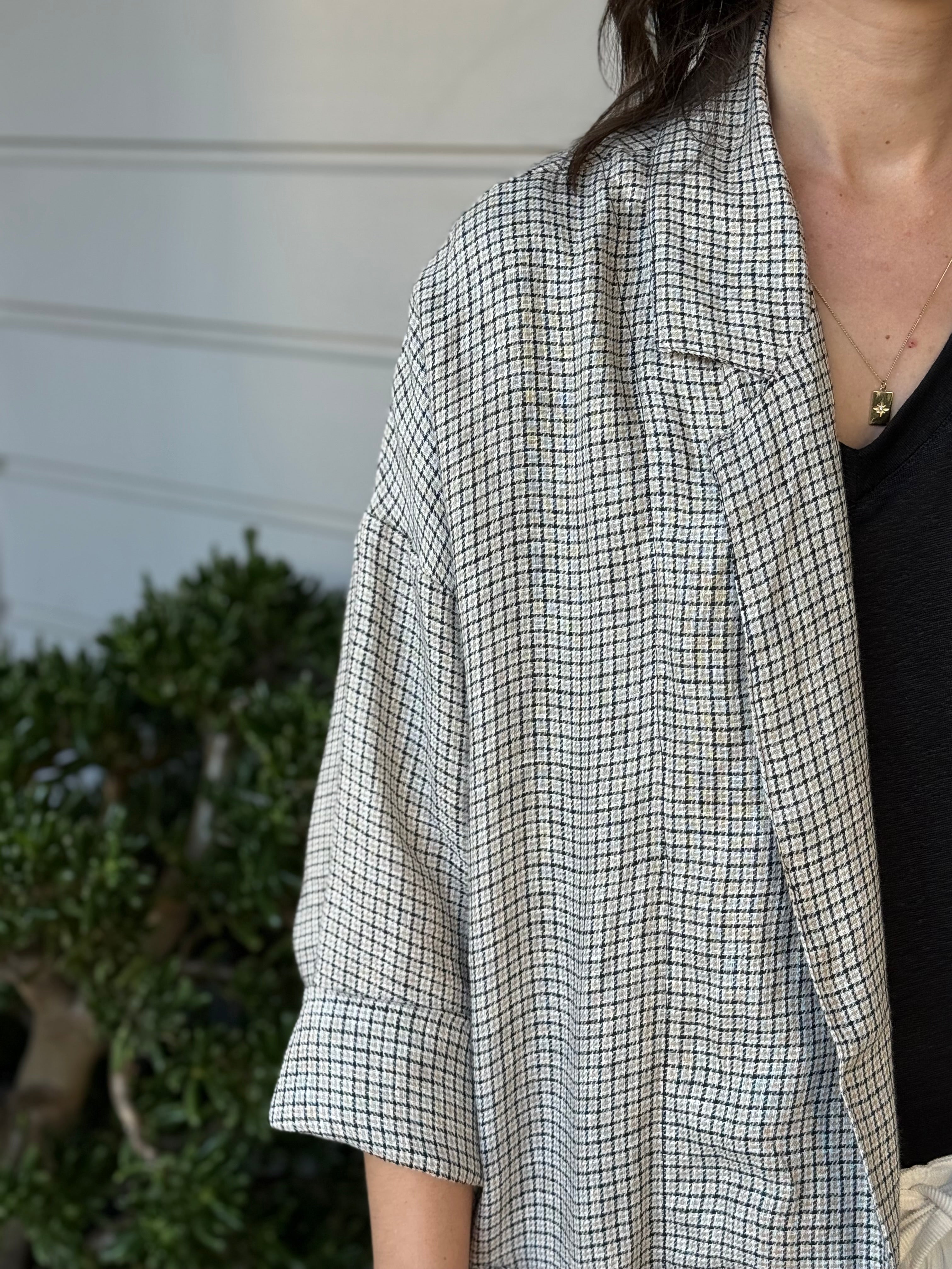 albert blazer - woven linen