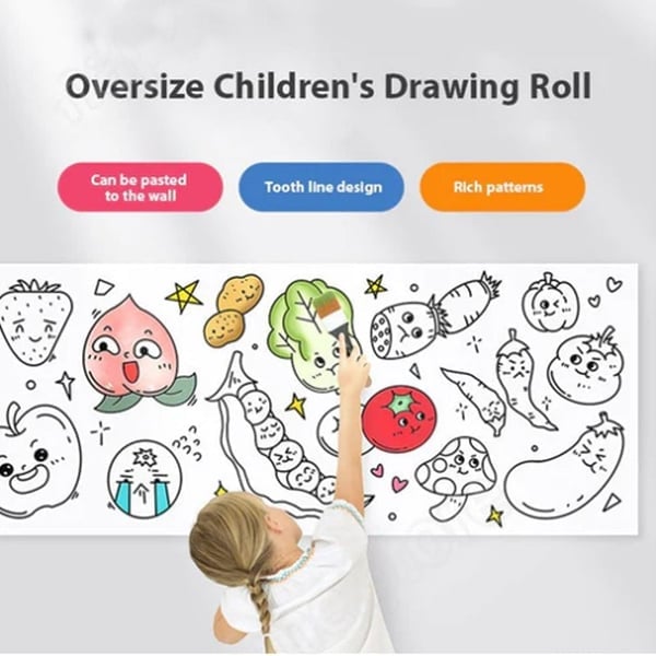 (🔥  Promotion 48% OFF) Children's Drawing Roll - BUY 3 GET 10%OFF & FREE SHIPPING NOW!