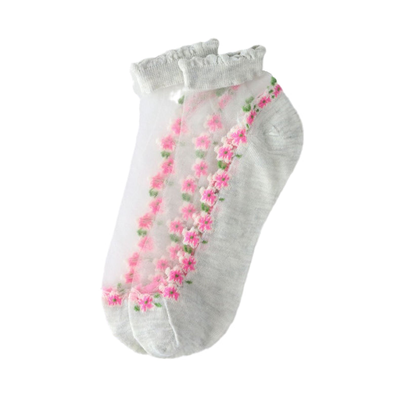 Summer Floral Breathable Socks