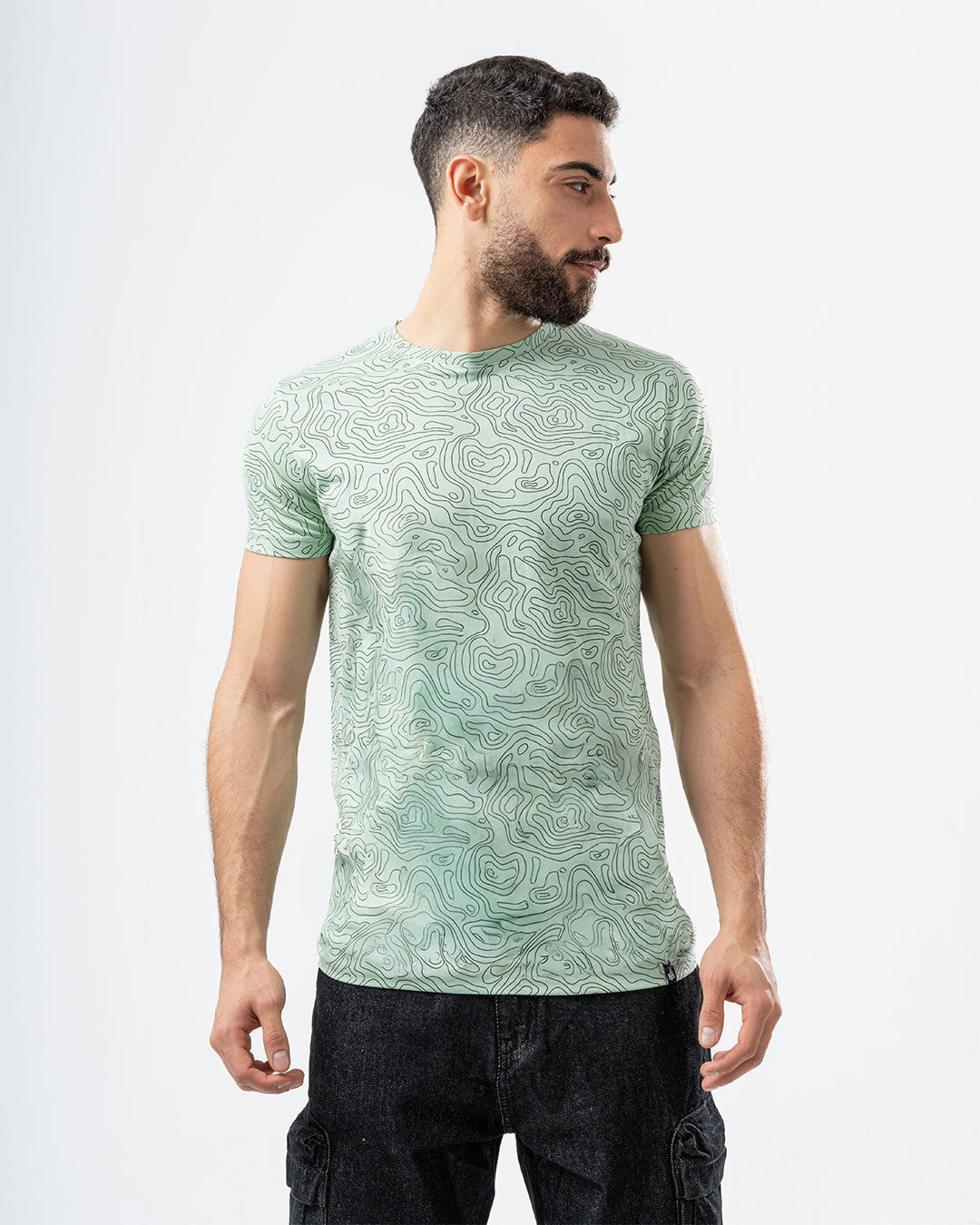 Short Sleeve Men Printed T-shirt
