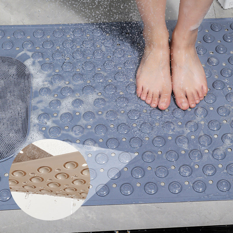 Bathroom Non Slip Massage Mat with Suction Cups and Drain Holes