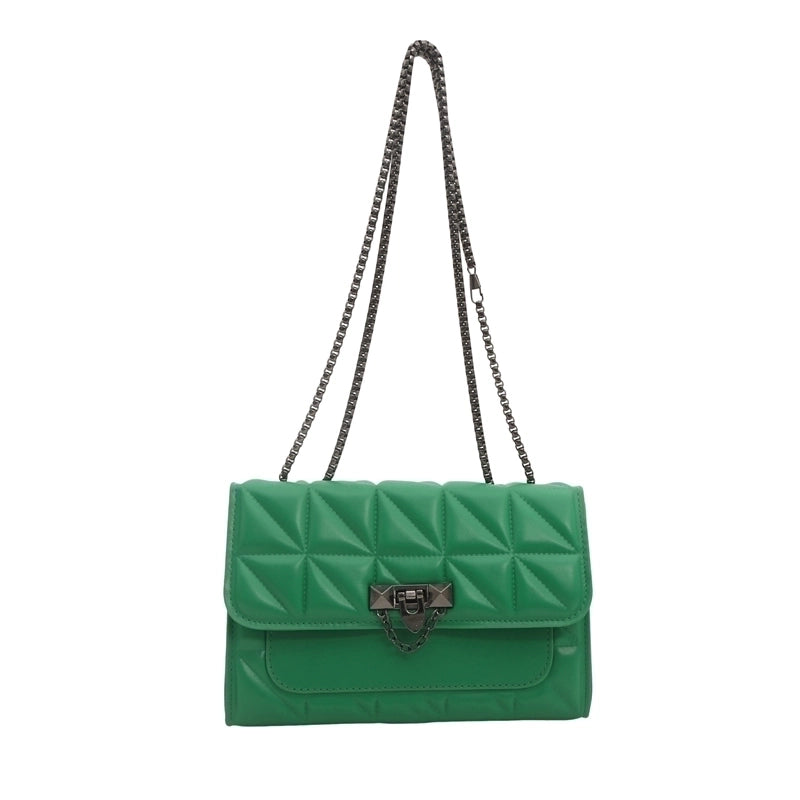 Women's Medium Pu Leather Solid Color Vintage Style Classic Style Flip Cover Crossbody Bag