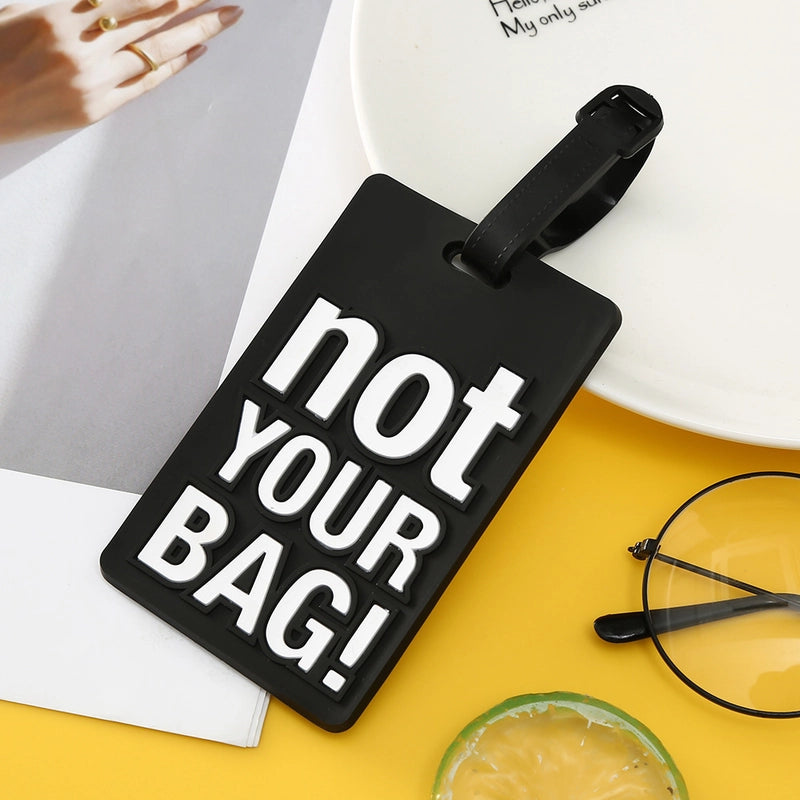 PVC Letter Luggage Tag