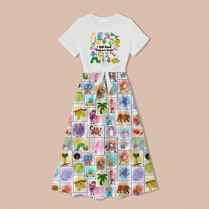 I Still Read Children's Books Teacher One Piece Dress