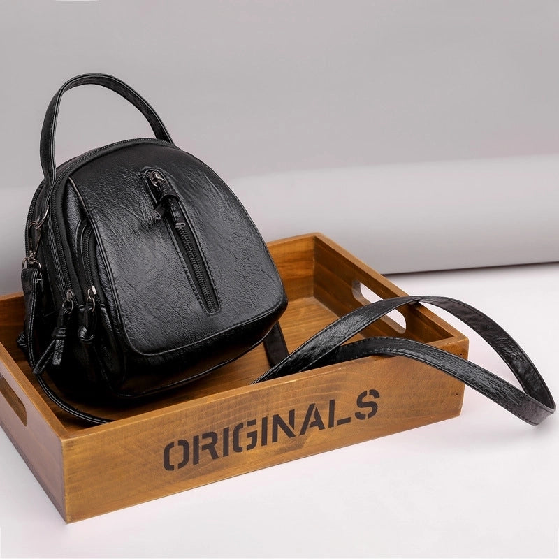 Bag Women's Messenger Bag Fashion New Mobile Phone Bag Soft Leather Texture Multi-compartment Shoulder Bag Coin Purse