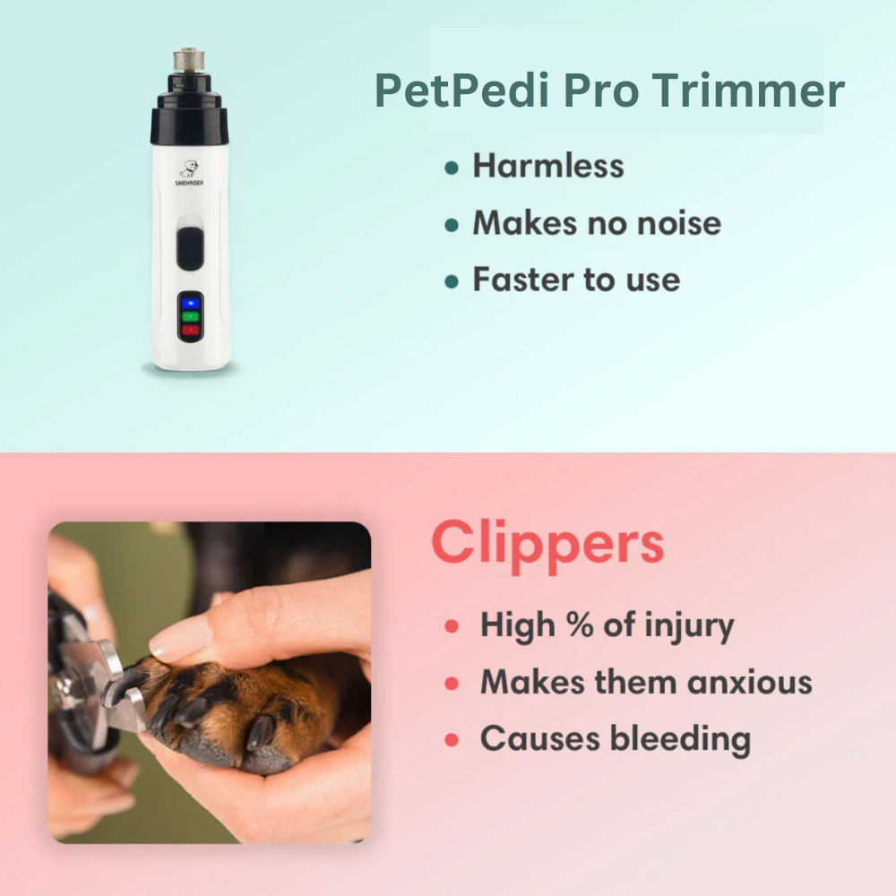 PetPedi Pro Trimmer (FREE 5 Grinder Heads Included)