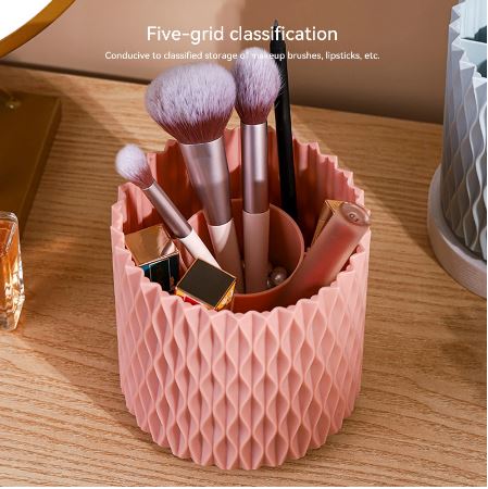 Makeup Brush Organizer Holder Rotate Base. Makeup Brush Holder