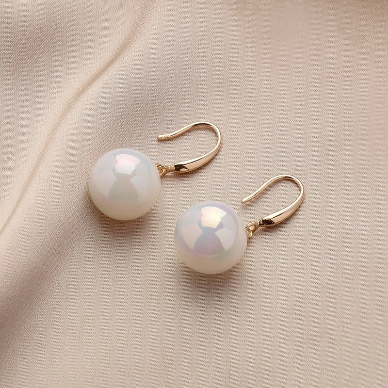 1 Pair Fashion Star Flower Imitation Pearl Alloy Inlay Rhinestones Women's Earrings