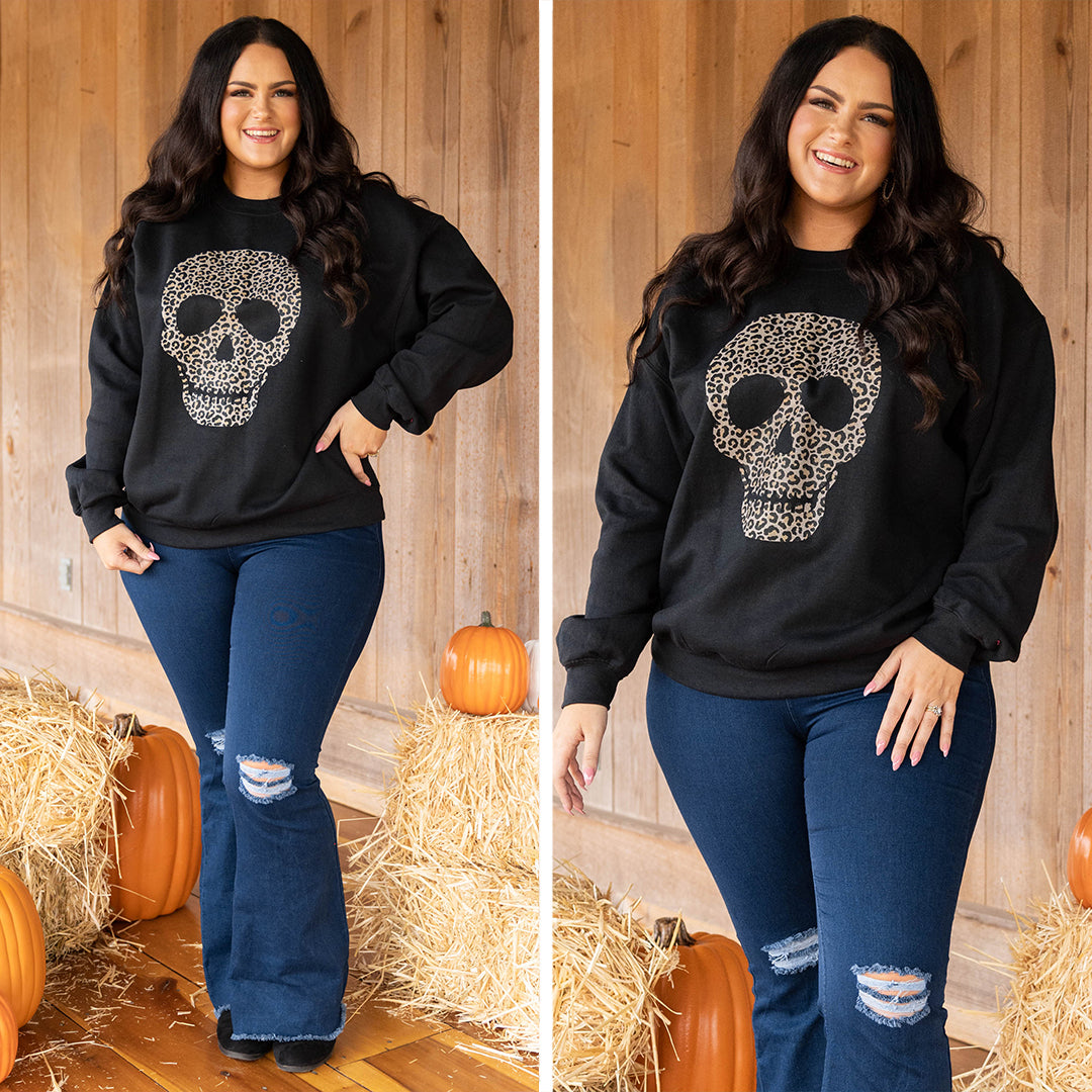 Bone To Be Wild Sweatshirt. Black