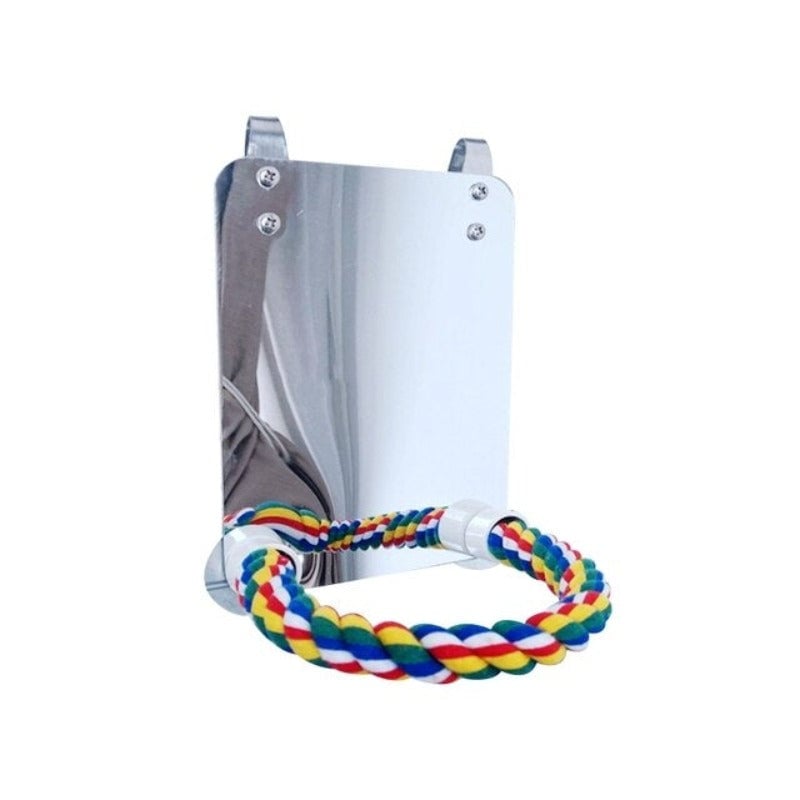 Parrot Toy Acrylic Bird Mirror