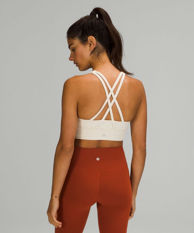 lululemon Energy High-Neck Longline Ribbed Bra Medium Support, B–D Cups