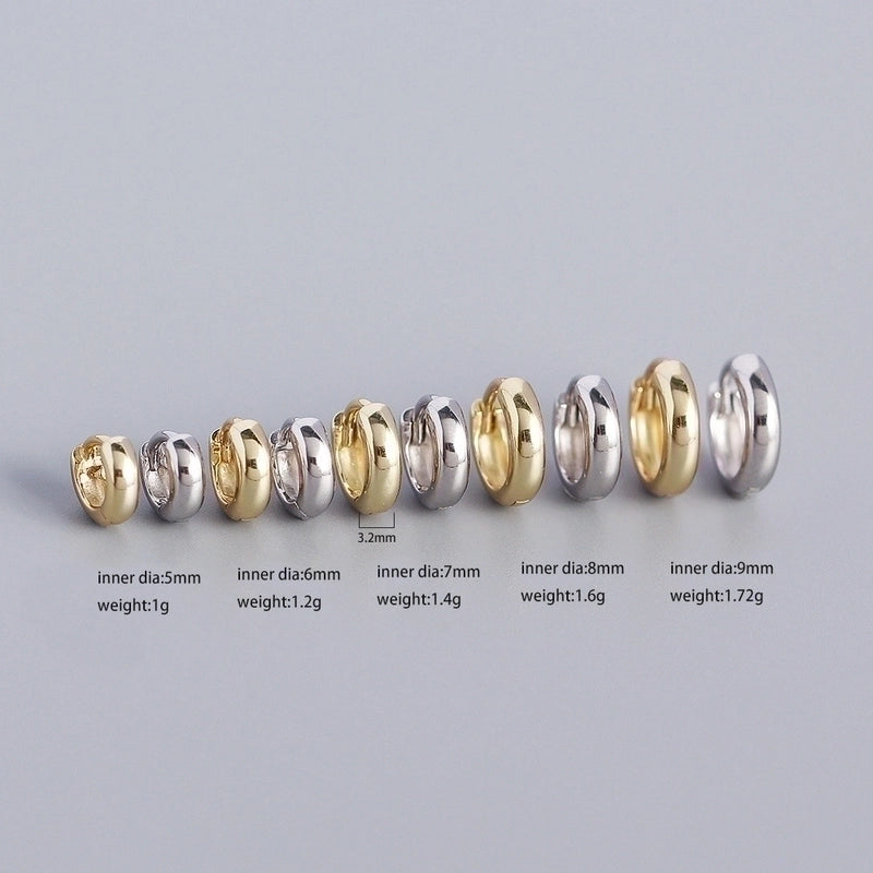 Fashion Geometric Plating No Inlaid Earrings