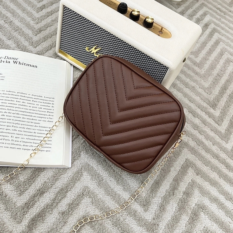 Women's Small All Seasons Pu Leather Vintage Style Shoulder Bag