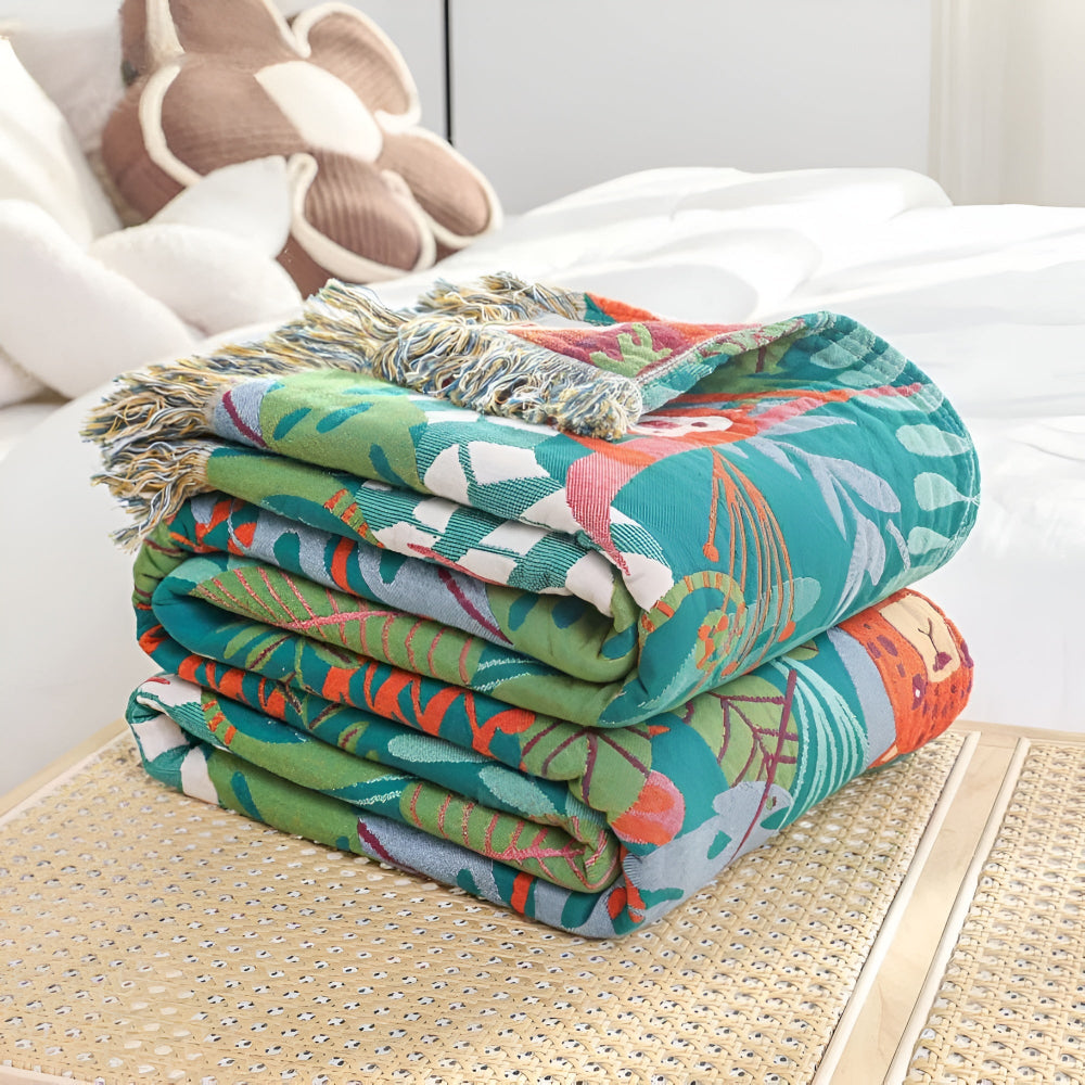 Jungle Adventure Kids Blanket